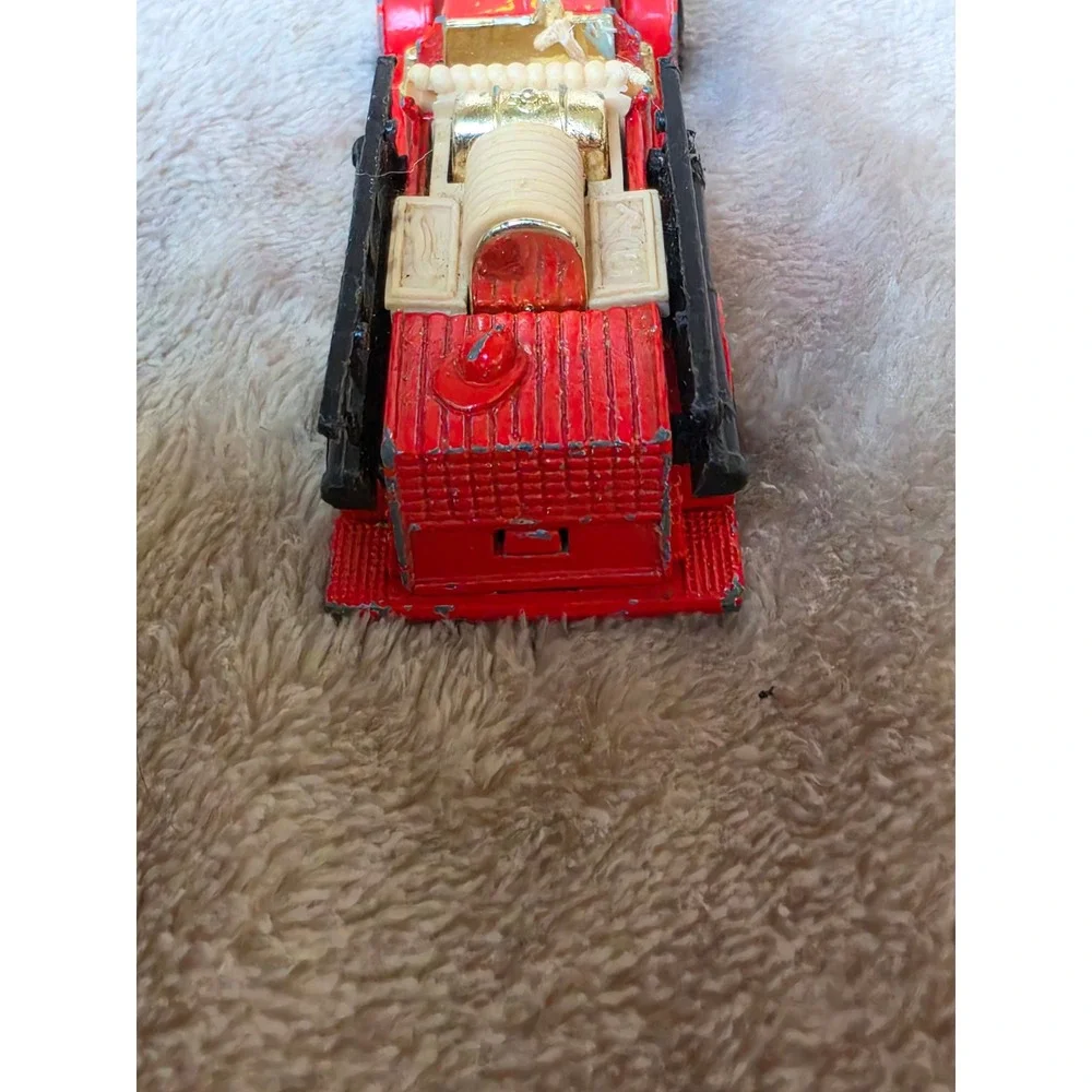 Hot Wheels Old Number 5 Fire Truck Red Diecast 1980 Vintage Toy Car